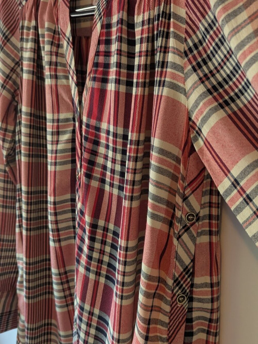 Free People Loralei Plaid Dress-Tunic Size XS - Picture 8 of 10